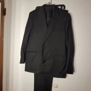 Tino Anastasi Monte-Carlo Black 2-Piece Suit Jacket & Pants – 42R / W38xL30